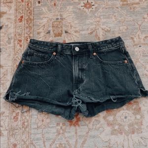 abercrombie and fitch jean shorts